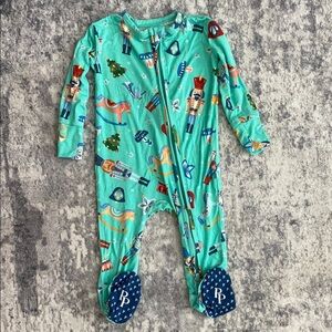 Posh Peanut Green Nutcracker Kids Footie